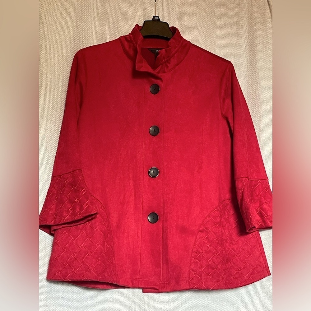 Ali Miles vegan suede jacket